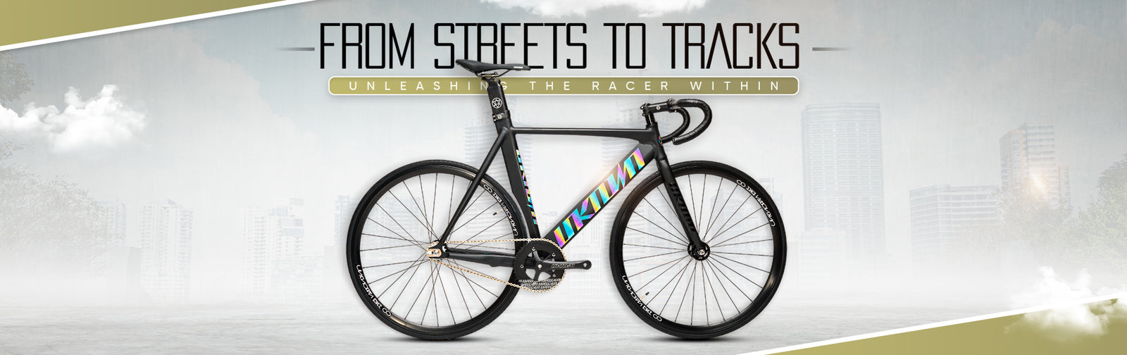 Unknown Singularity Black Chameleon fixed gear bike – From Streets to Tracks