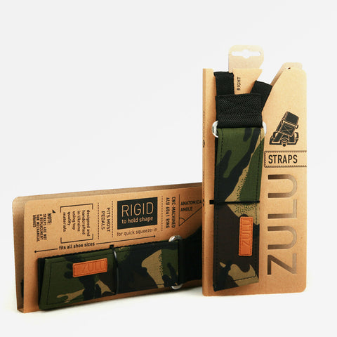 Zulu Fixie Foot Straps Camo | Accessories