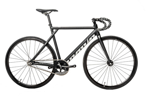 Unknown Bass-X Black fixed gear single speed bike - full side view