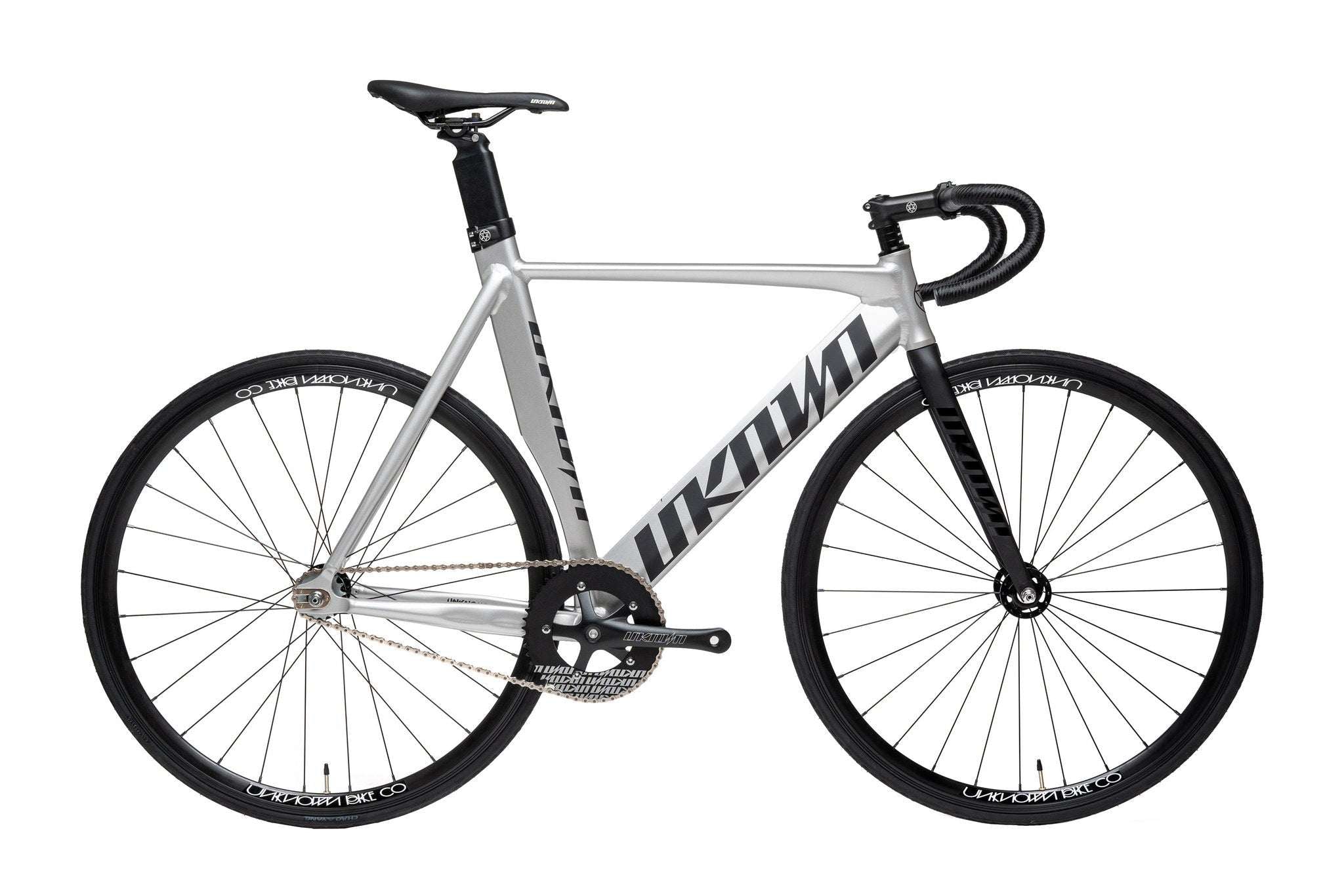 cheap single gear bikes Unknown Singularity Silver – Fixed Gear & Single Speed Bike