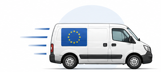 Free EU shipping graphic